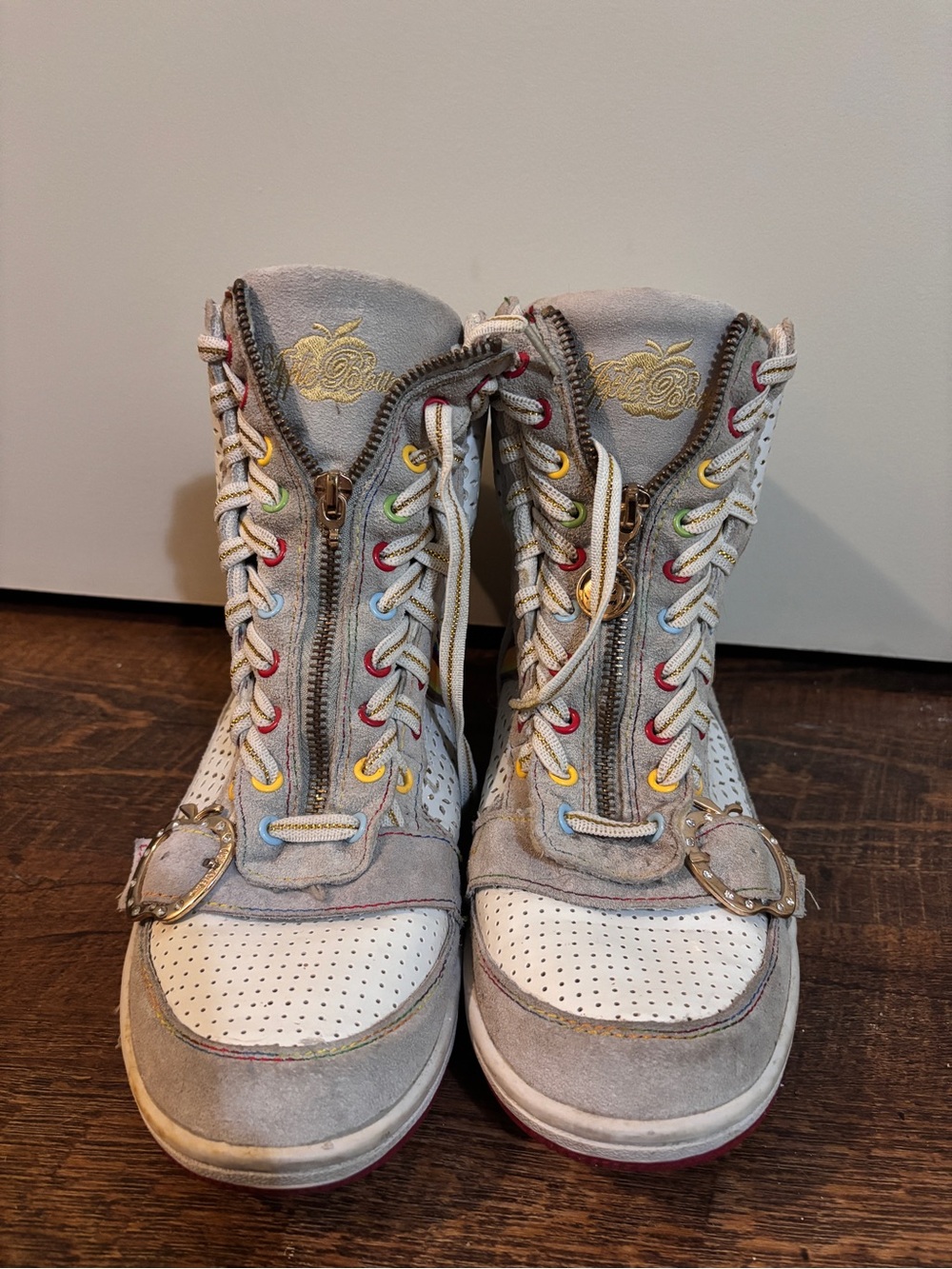Y2K APPLE BOTTOMs ‘Roxy’ Women’s High Top Sneaker Shoes
